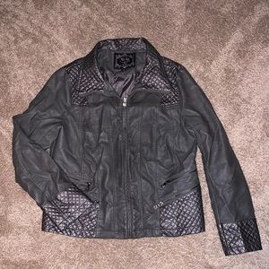 Faux Leather Jacket
